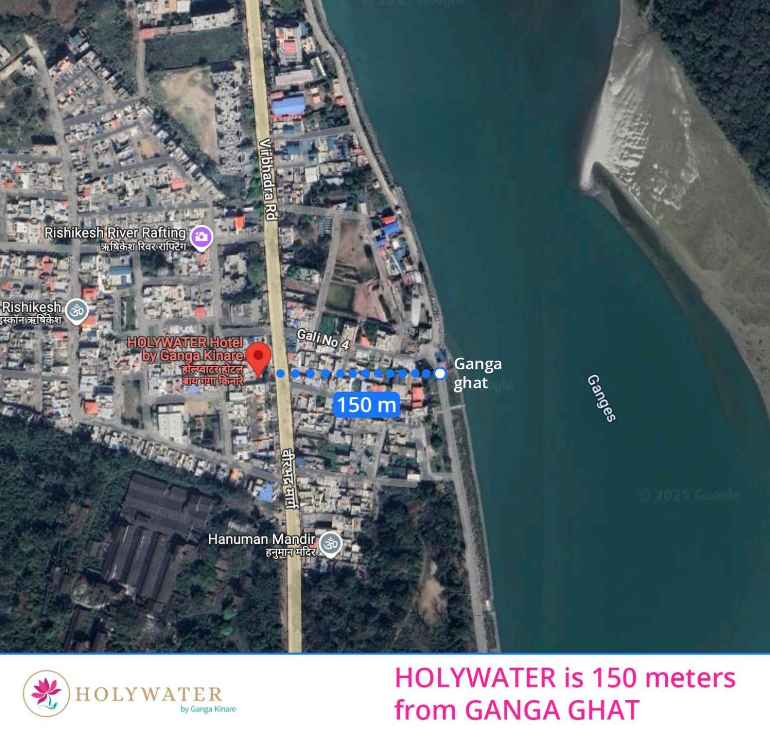 Holywater Hotel By Ganga Kinare #150 Mts From Ganga Ghat Rishīkesh Buitenkant foto